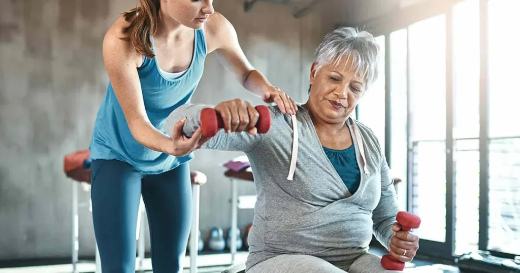 workout for seniors at Vibe Gym