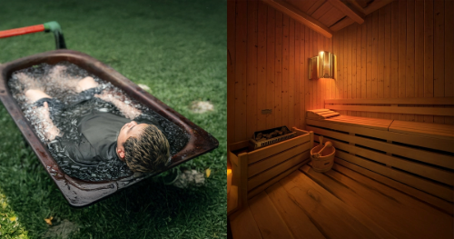 ice bath vs. sauna